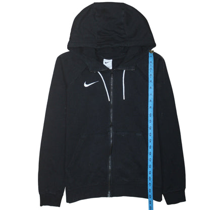Nike Men's Black Full Zip Hoodie Small Regular Fit Fleece Sportswear