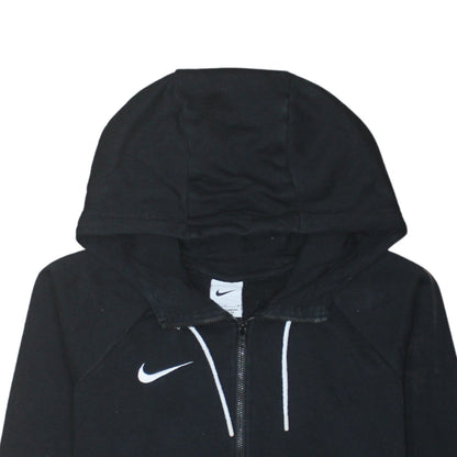 Nike Men's Black Full Zip Hoodie Small Regular Fit Fleece Sportswear