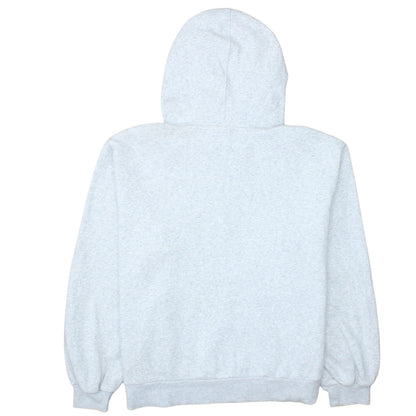 Adidas Women Grey Pullover Hoodie Size 12 Cotton Casual Sweatshirt
