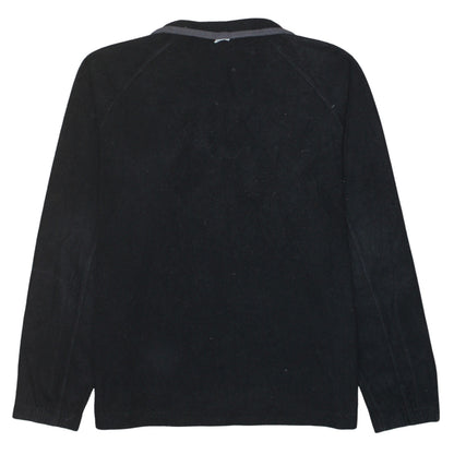 Columbia Men's Black Fleece Ski Jacket L 1/4 Zip Outdoor Winter