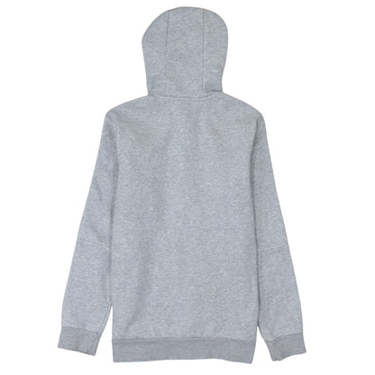 Adidas Boys Grey Full Zip Hoodie 13-14 Years Sports Logo Fleece