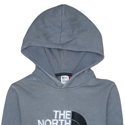 The North Face Boys Grey XL Pullover Hoodie Sweatshirt 100% Cotton