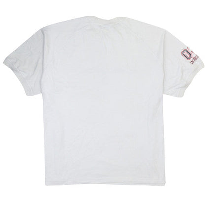 Adidas Mens White 2XL Vintage Graphic Logo Sports T-Shirt