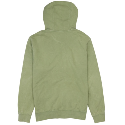 Nike Men's Green Full Zip Hoodie M Regular Fit Cotton Fleece