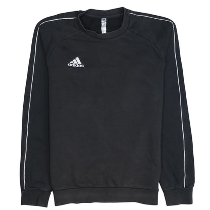 adidas Men's Black Small Pullover Crew Neck Sweatshirt