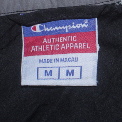 Champion Mens Black M Polyester Windbreaker Sports Jacket