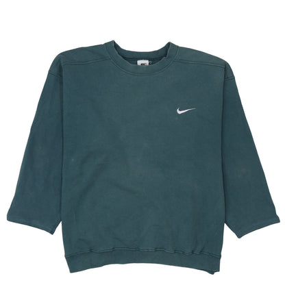 Nike Women’s Green Crew Neck Pullover Sweatshirt Size L