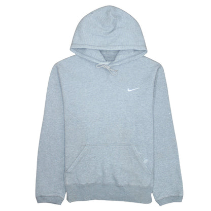 Nike Men's Grey Pullover Hoodie Size L Athletic Fleece Sweatshirt