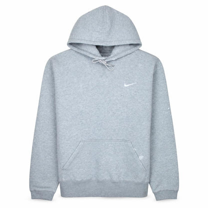 Nike Men's Grey Pullover Hoodie Size L Athletic Fleece Sweatshirt