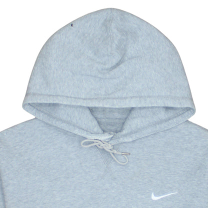 Nike Men's Grey Pullover Hoodie Size L Athletic Fleece Sweatshirt
