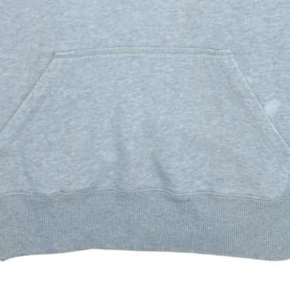 Nike Men's Grey Pullover Hoodie Size L Athletic Fleece Sweatshirt