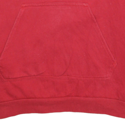 Adidas Men's Red Pullover Hoodie Medium Sports Style