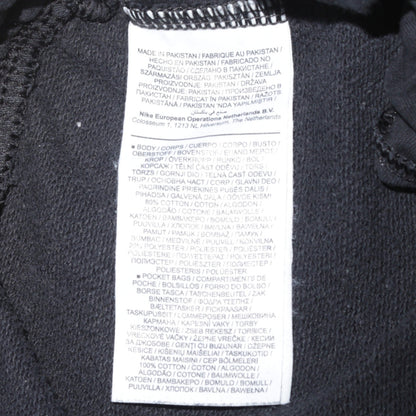 Nike Mens Black Jogger Trousers L Regular Fit Fleece Activewear