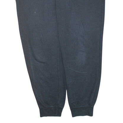 Nike Mens Black Jogger Trousers L Regular Fit Fleece Activewear