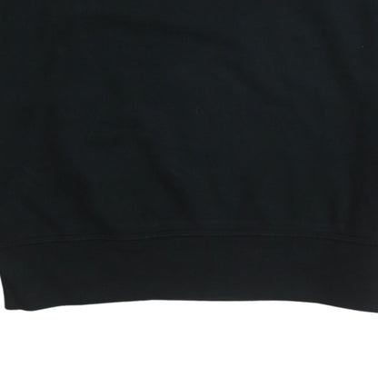 Levi's Men's Black Logo Crew Neck Sweatshirt M