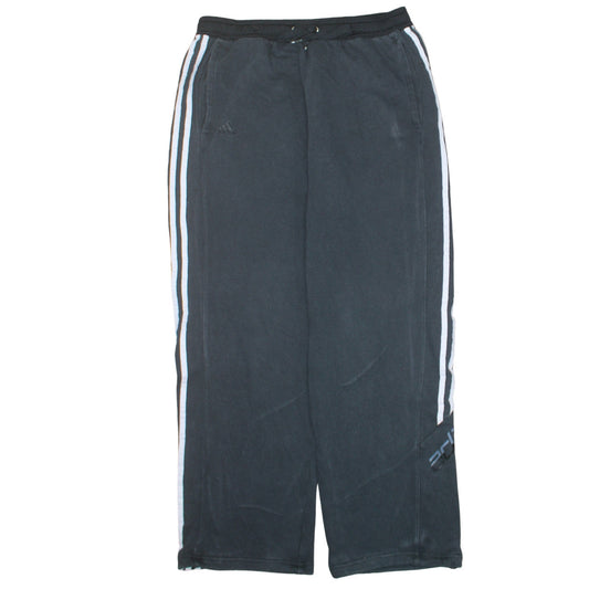 Adidas Men's Black M Track Pants Fleece Straight Leg Joggers
