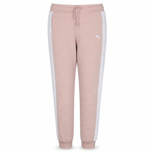 Puma Womens Pink Jogger Sweatpants UK 12 Side Stripe Comfort Fit