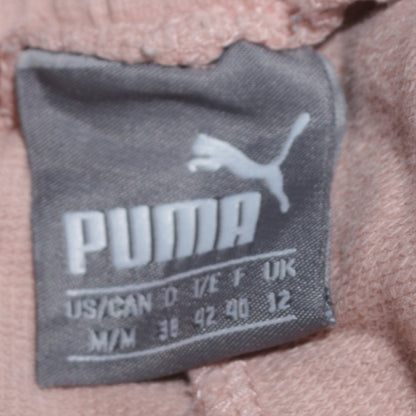 Puma Womens Pink Jogger Sweatpants UK 12 Side Stripe Comfort Fit