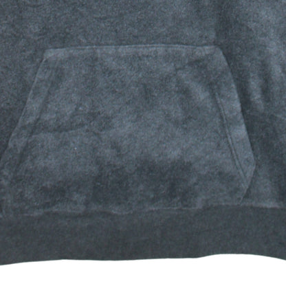 GAP Mens Grey Pullover Hoodie Medium Fleece Logo Sweatshirt