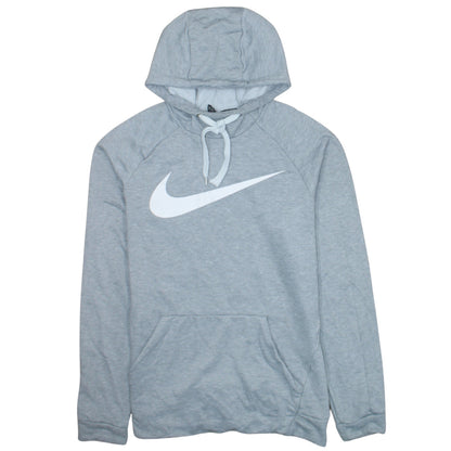 Nike Men's Grey Dri-FIT Pullover Hoodie Size M Sportswear