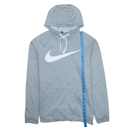 Nike Men's Grey Dri-FIT Pullover Hoodie Size M Sportswear