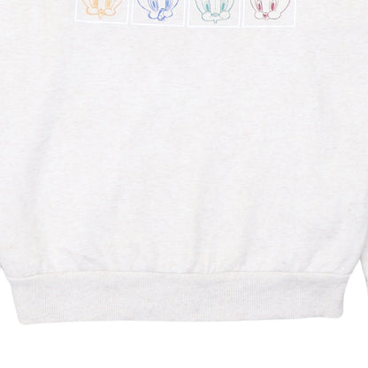 Primark Looney Tunes Tweety Beige Women's Small Pullover Sweatshirt