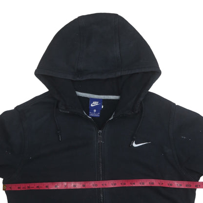 Nike Men's Black Full Zip Hoodie Size M Fleece Sweatshirt