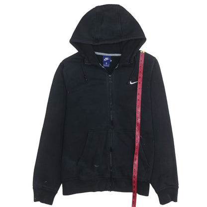 Nike Men's Black Full Zip Hoodie Size M Fleece Sweatshirt