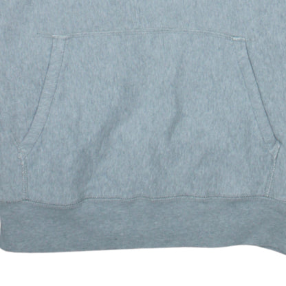 GAP Men's Grey Pullover Hoodie S Regular Fit Logo Fleece Sweatshirt