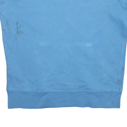 Levi's Men's Blue Pullover Hoodie Small Logo Graphic Cotton
