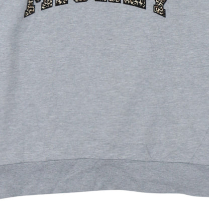 TU Woman Grey Disney Mickey Sweatshirt Size 16 Leopard Print