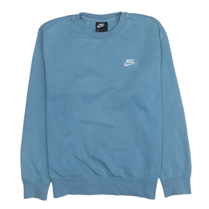Nike Men's Blue Crew Neck Pullover Sweatshirt Size S
