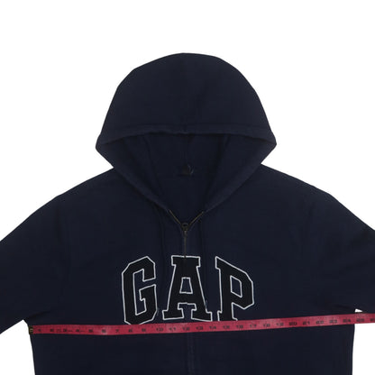 GAP Mens Blue XL Full Zip Hooded Sweatshirt Logo Hoodie