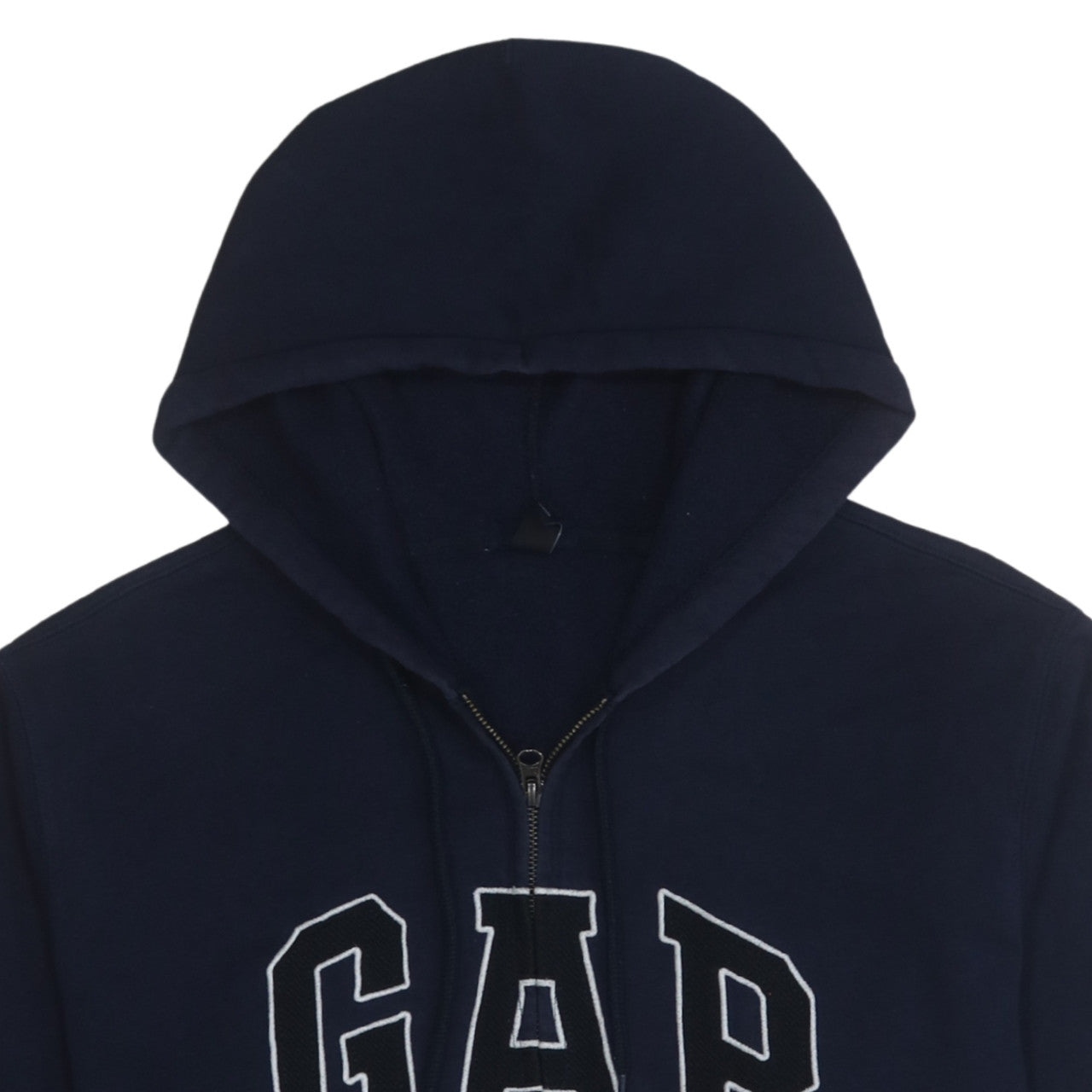 GAP Mens Blue XL Full Zip Hooded Sweatshirt Logo Hoodie