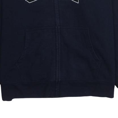 GAP Mens Blue XL Full Zip Hooded Sweatshirt Logo Hoodie