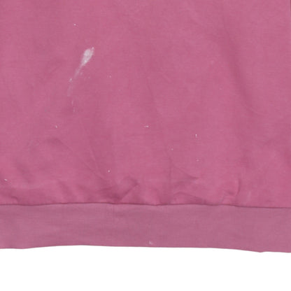 Adidas Women Pink Crew Neck Pullover Sweatshirt XL Relaxed Fit