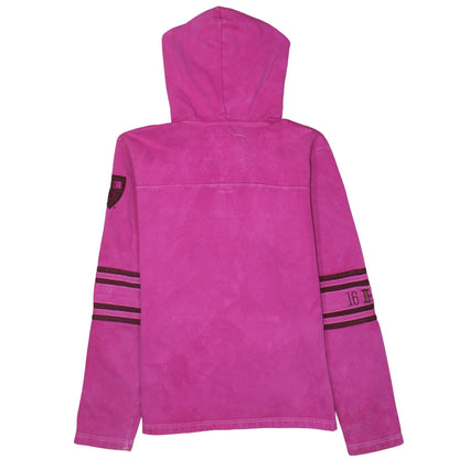 Champion Women’s Pink Harvard Lace-Up Hoodie Size S