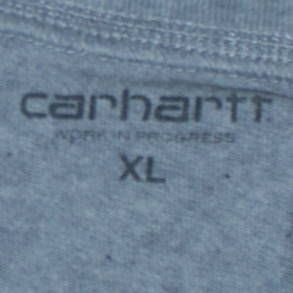Carhartt Men's Grey XL Henley Long Sleeve Cotton Shirt