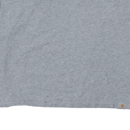Carhartt Men's Grey XL Henley Long Sleeve Cotton Shirt