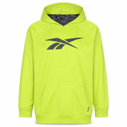 Reebok Men's Yellow Pullover Hoodie L Lightweight Sportswear