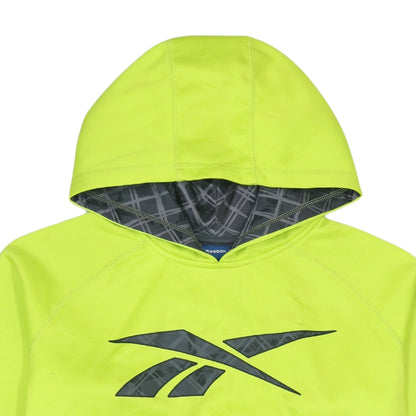 Reebok Men's Yellow Pullover Hoodie L Lightweight Sportswear