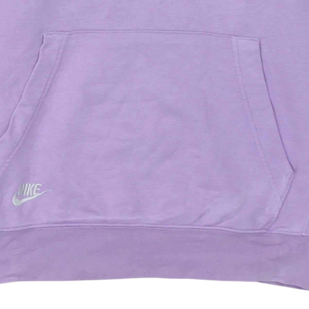 Nike Womens Purple Pullover Hoodie Medium Cotton Blend Logo Print