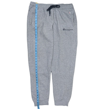Champion Mens Grey XL Jogger Sweatpants Fleece Tapered Activewear