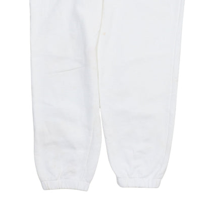 Tommy Jeans Men's White M Sweatpants Tapered Fleece Drawstring Trousers