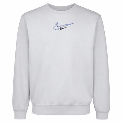 Nike Men's White XL Pullover Sports Graphic Print Sweatshirt