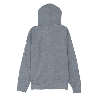 Hollister Men's Grey Full Zip Hoodie M Classic Logo Fleece
