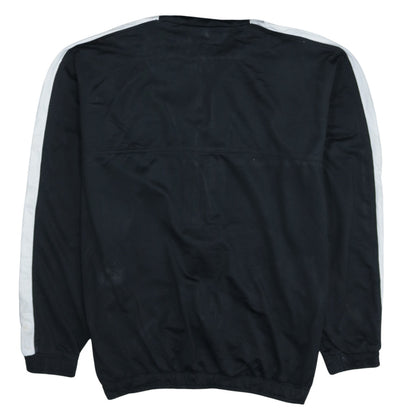 Puma Men's Black 2XL Track Jacket with Zip and Grey Collar