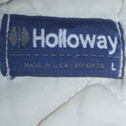Holloway Men’s Blue Varsity Jacket L Dunlop Pontiac Embroidered Retro
