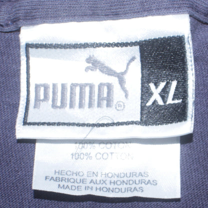 Puma Mens Blue XL Cleveland Indians Sports Graphic Retro T-Shirt