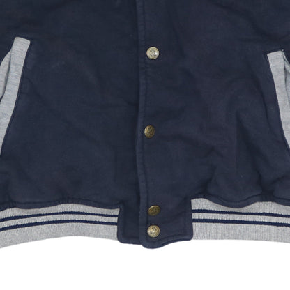 Disney Men's Blue & Grey Varsity Jacket L College Style
